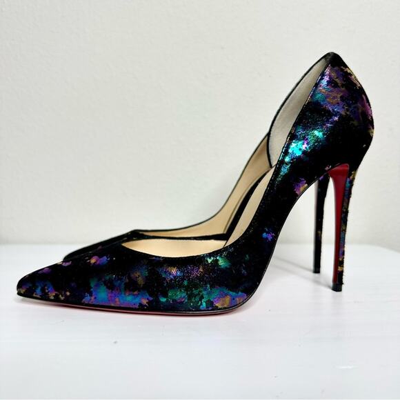 Christian Louboutin Iriza Suede Milky Way Size 39 - Picture 4 of 9